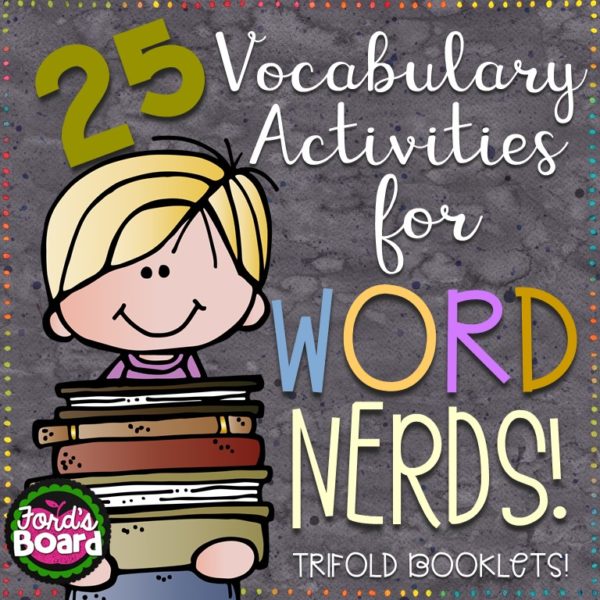 Word Nerds Vocabulary Trifolds