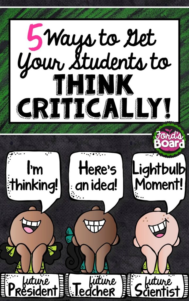 Critical thinking information picture