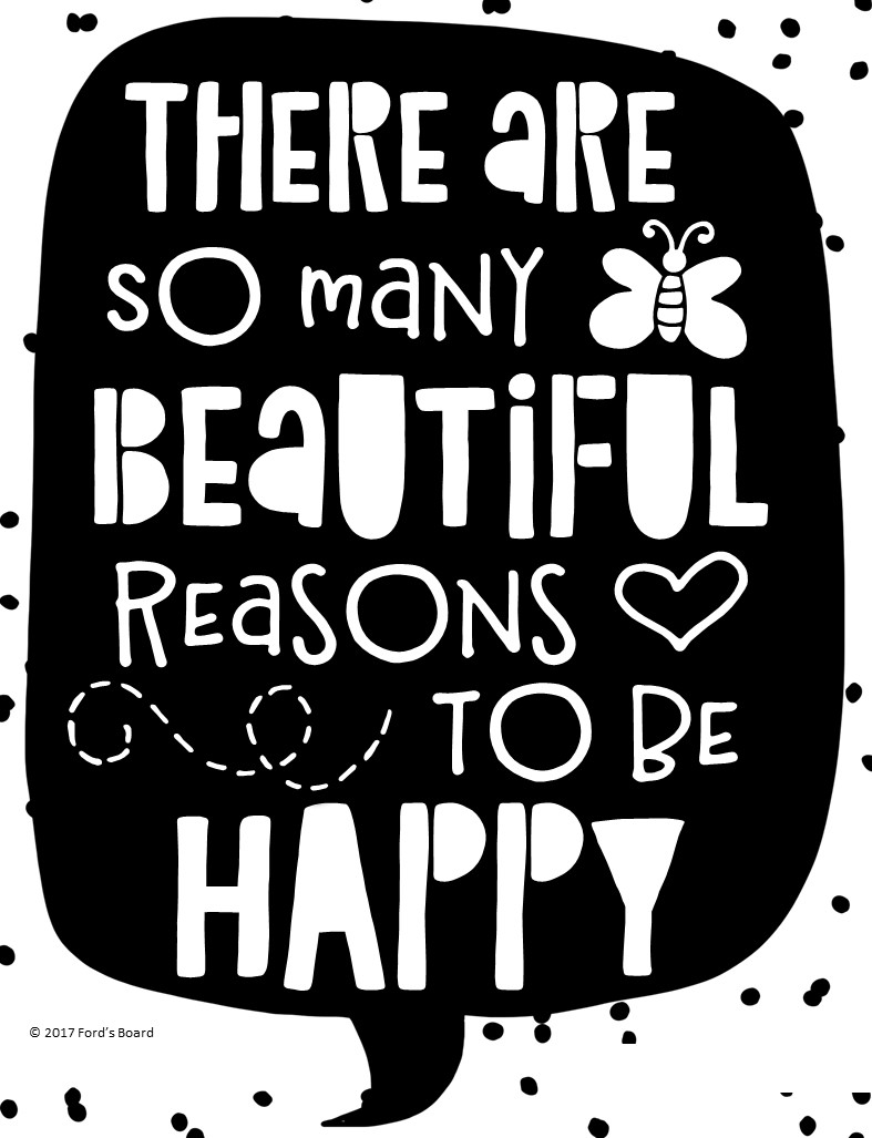 Free Happiness Quote Poster from fordsboard.com